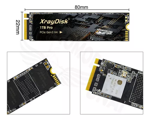 Ssd Nvme 1TB M.2 Pcie Gen3x4 Leitura 2100 MBs (2)